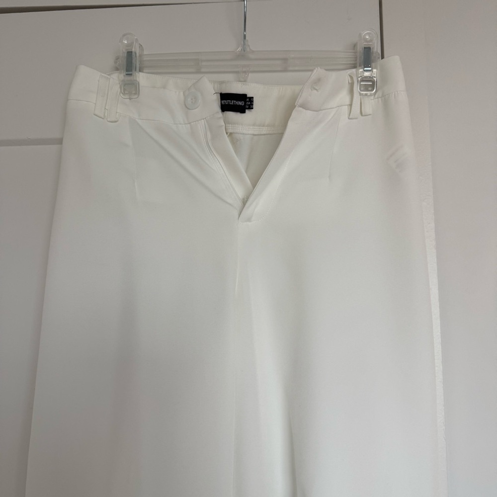 PrettyLittleThing White Two-Piece Set - Picture 9 of 16